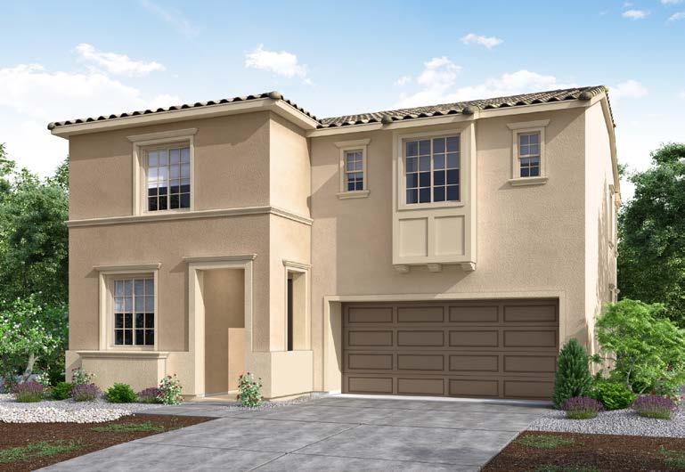 Residence 2C MODEL Two-story 3 Bedrooms 2.