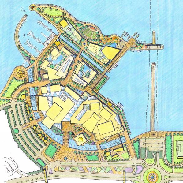 King Abdullah Civic Center Dammam, Saudi Arabia Master planning, landscape and architectural design