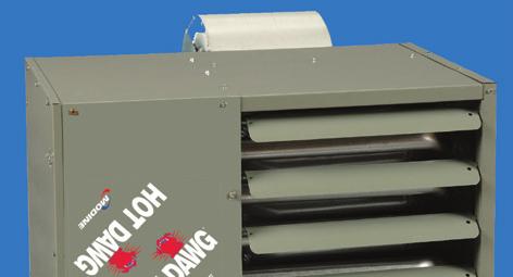 GAS-FIRED, BLOWER MODELS Blower unit heaters are designed for both heating and ventilating.