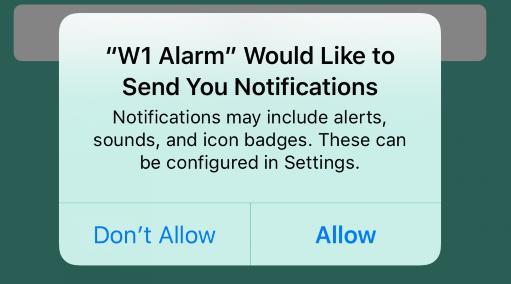 IOS: Android: Warm Tips:Tap Allow