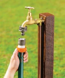 The range offers a complete watering solution: from tap to hose end and