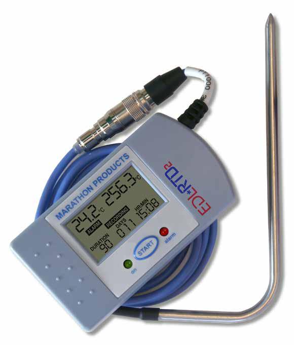 The EDL-RTD2 Digital Dual Sensor Thermal Temperature Data Logger for industrial and remote monitoring of refrigerated, ambient and high temperature applications The EDL-RTD2 is a reliable and cost