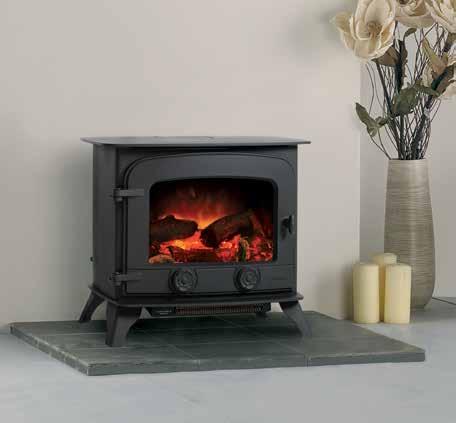 Dartmoor Electric Stove Using the same cast iron door and heavy gauge steel body as the Gas Dartmoor s, the electric versions are brought alive with VeriFlame technology.