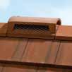 Pre-Fabricated Flues (Class 1 & 2) You will see a metal flue cowl on your roof. Some are all metal whilst others may terminate through a short rectangular pot (but without a chimney stack).