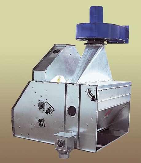 DRUM CLEANER - PA-D ASPIRATOR CLEANER WIHT DECANTER USE This machine with aspiration removes light particles and straw present in the product.