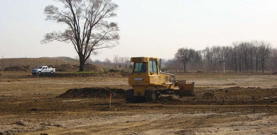 How topsoil is stripped and stockpiled affects its composition, structure and moisture holding capacity.