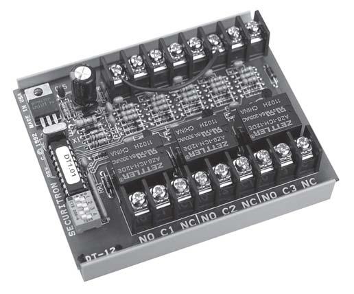 800-MAGLOCK 800-624-5625 WWW.SECURITRON.COM Electronics Relay Board (RB) Application - The RB4 board is used for interlock installations and where a basic relay board is needed.