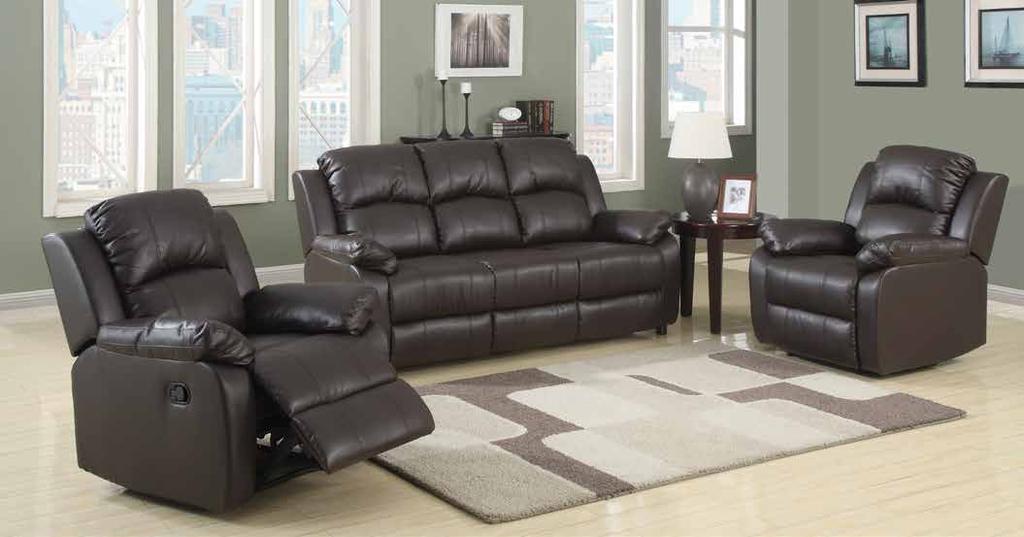 Katie - eco leather Fantastic value and quality - the Katie range is a luxurious eco leather with deep back and deep seated cushions.
