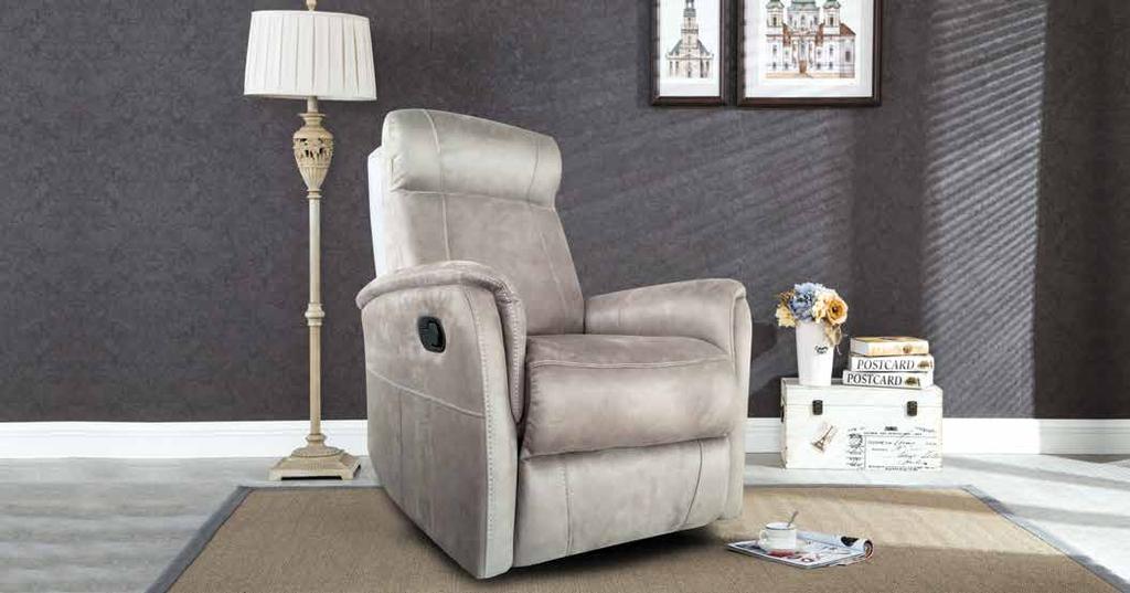 Marley Swivel Chair - FABRIC Rock yourself into a world of comfort with the Marley Swivel Chair, a contemporary and