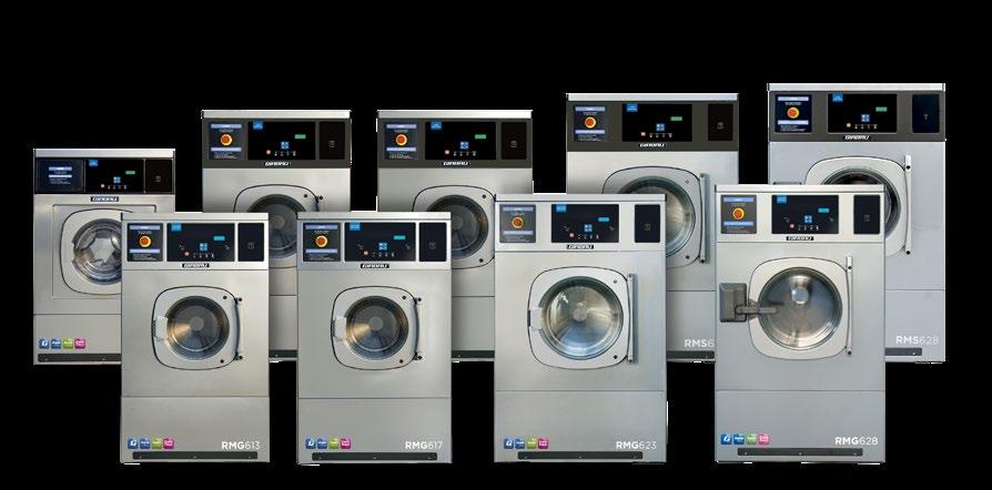 RMS/ WASHER EXTRACTORS SUSTAINABLE WASHING FOR PROFESSIONALS RMS610 RMS613 RMS617 RMS623 RMS628 613 617 623 628 QUALITY AND EFFICIENCY BASED ON EXPERIENCE PAMPERING THE FABRIC, TAKING CARE OF YOUR