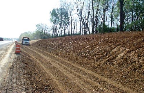 Protecting Slopes to Prevent Gullies Excellent soil conditioning (dozer tracking) prior to