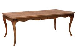 Wooden rectangle dining table which can fit up to