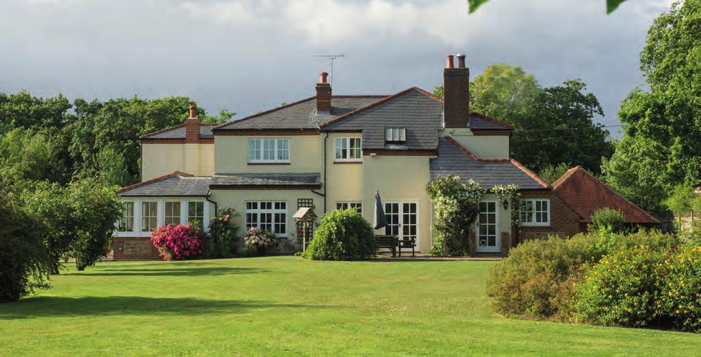 7 acres include formal gardens, paddocks and there are countryside views to be enjoyed.
