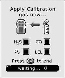 Operator s Manual If the IR Lock option is enabled, the following screen displays to indicate calibration can only be performed using an IR device (MicroDock II or IR Link). 4.