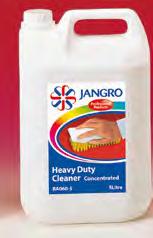 Dilution General :00, Heavy duty :, Spray :0 BA00- litre 0 Jangro Citra Clean Concentrate