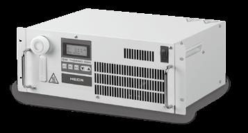 Thermo-con/ Rack Mount Type HECR Series Air-cooled (UL Standards) How to Order HECR 2 A 5 Cooling capacity 2 2 W 4 4 W 6 51 W 8 8 W 1 1 kw Radiating method A Air-cooled Power supply 2 2 to 24 VAC