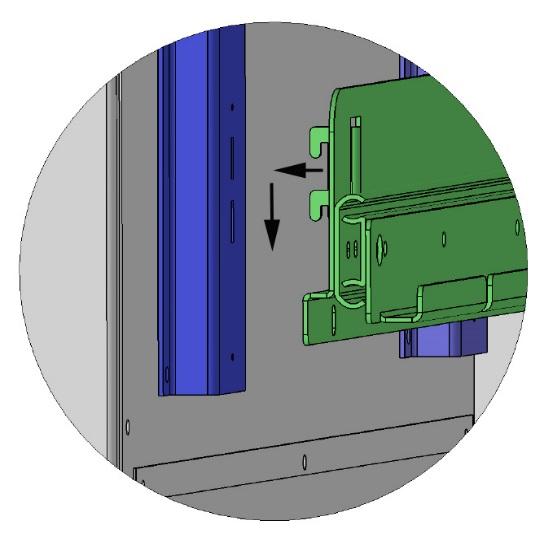 Figure 7: Sliding Shelf Mounting Bracket Installation Figure 8: Sliding Shelf Mounting Bracket