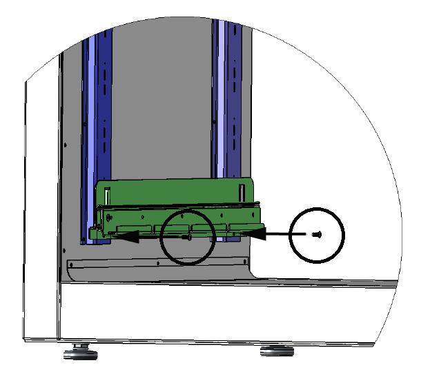 Figure 9: Sliding Mounting Bracket Screws Figure 10: Front Screw Installed 3.