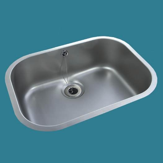 Volnay FF - Flat flange bowl Volnay flat flange bowls can be used in almost any application where a single flush fit or undermounted, satin finished bowl without tapholes or drainer is required.