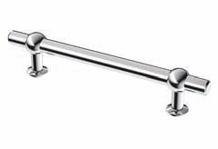 Handle & Knob Selection Style 106 160mm Chrome Style 107 160mm Nickel Style 82 192mm Brushed Nickel Style 53 160mm Chrome Style 74 & 75 160 & 224mm Brushed Nickel Style 80 & 81 192 & 288mm Chrome