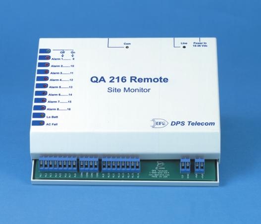 Quick Alert Remote (QA216R) Description The QA 216 Remote is used by AT&T to monitor tower lights and turned down facilities.