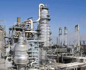 Oil and Gas Many process and storage areas in the modern refinery are