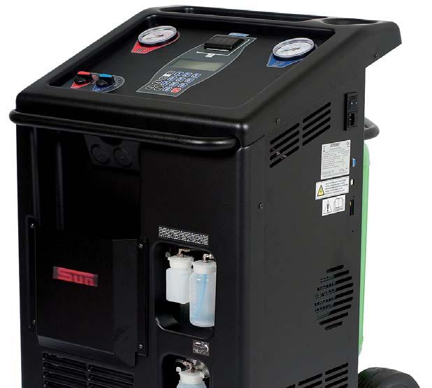 KOOLKARE HD-S The Sun KoolKare HD-S is a fully automatic single-gas station for recovering, recycling, and recharging high capacity systems with R134 refrigerant, for use