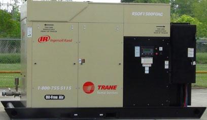 Compressed Air Solutions Compressors With ISO Class 0 Certified rotary screw oil-free air compressors from Ingersoll Rand, Trane Rental Services can supply the pure air required for critical