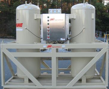Dryers Equipment available 800 and 1500 cfm air dryers Paired with large