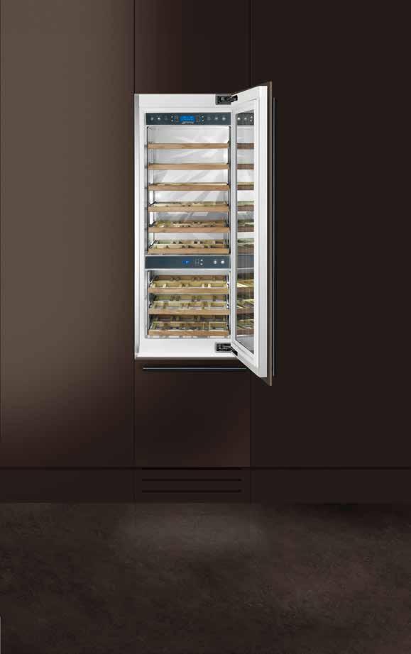 WF366RDX Wine cellar, stainless steel and glass, 60 cm.