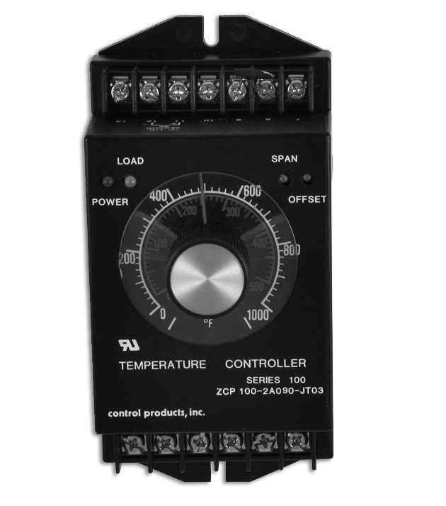 Controls Temperature Controlling Devices Series 100, Sub-Panel-Thermocouple Temperature Controller IN STOCK ITEMS Specifications Power Input: 115/230VAC ± 10%, 50/60Hz (field selectable); 24VAC ± 10%