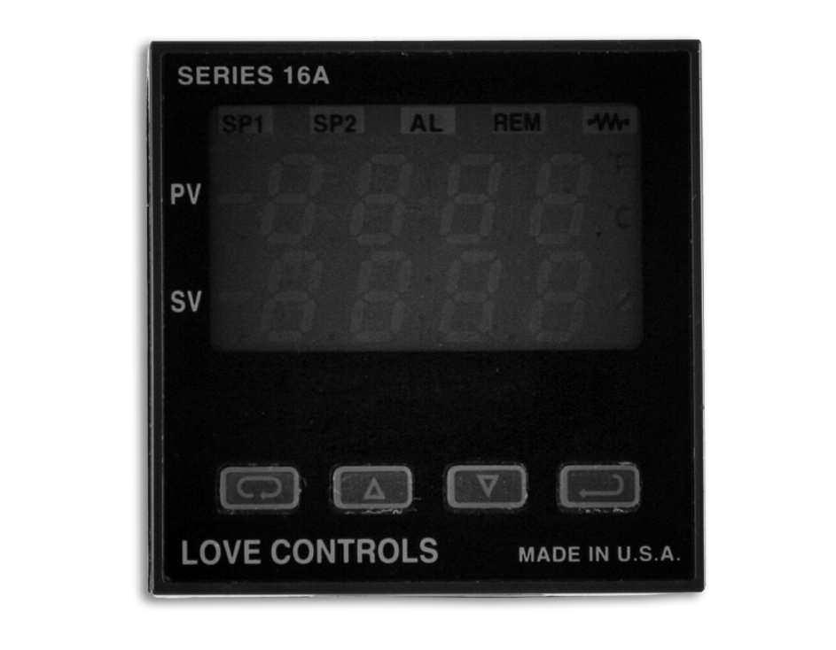 Controls Digital Indicating Temperature controller Model 16A 2123, Mini 1 16 DIN Thermocouple Sensing All Dimensions in MM (Inches) Panel Cut-Out 45 + 0.6 (1.77 +0.