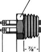 =8 -fvt<a1 /, ---------<tni!)---------- Copper Sheath 11/aHex. 1¼.Hex. Tubular Heaters Screw Plug 7 /A" -1¾"-i--- A"Max.--- l o/a " Max. I 1" NPT: Copper Sheath No.