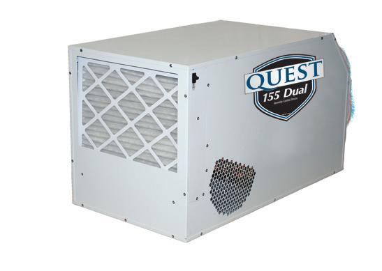 World s Most Efficient Dehumidifiers quest How the QUEST Duals Compare to the Competition QUEST Equipment Provides: The Most Energy-Efficient Dehumidifiers on the Market High Capacity, High Quality