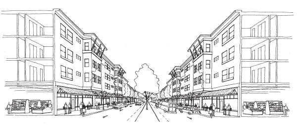 COMMUNITY CHARACTER & DESIGN GUIDELINES Sidewalks: Sidewalks must line all streets in the Plan area.