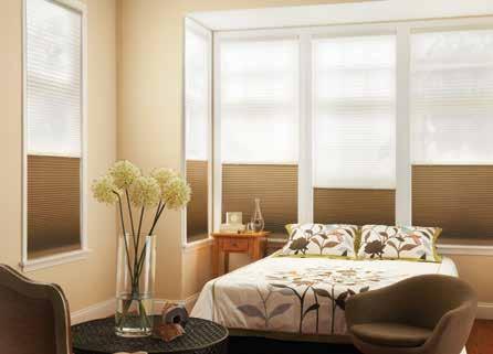 CELLULAR SHADES Energy-efficient shades with STYLE IMPACT CrystalPleat Cellular Shades insulate windows to keep rooms warmer in the winter and cooler in the summer.