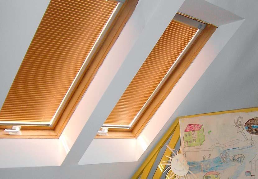 Interior roof blind V-lite protect your privacy. V-Lite roof blinds are interior shadings manufactured for all types of roof windows.