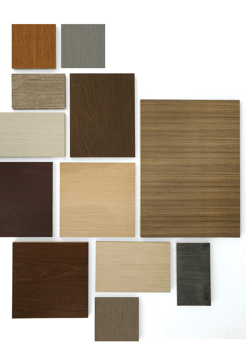 Teknion s Flintwood is an excellent veneer finish for planning with coordinating furniture within a floor plate.
