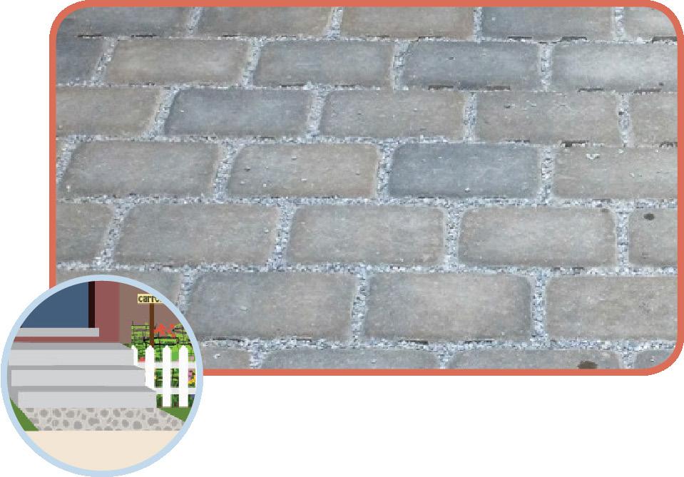Permeable Paving What is Permeable Paving? Permeable paving describes hard surfaces that allow rainfall to seep into the ground, unlike traditional paved surfaces.