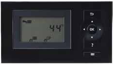 Features Operating mode: - standby - DHW only - heating and DHW Selecting the heating circuit: CC, CC or CC