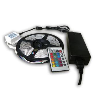 RGB Strip Kit Single Colour also possible Dimmable Waterproof Numerous Flashing options Package Includes: 1 x