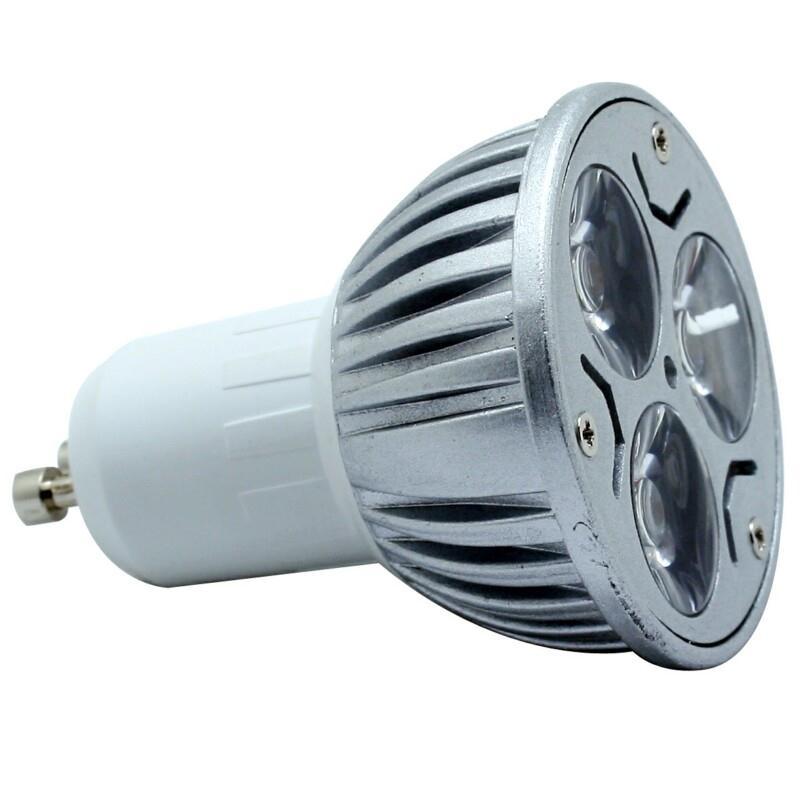 3W LED SPOTLIGHT Wattages: 3 Lumens: 240 Halogen Equivalent: 25w Housing: Aluminium Dimmable: Available