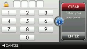 Main Menu Buttons - Security Security Security settings may be set to limit or prevent changes to your thermostat.