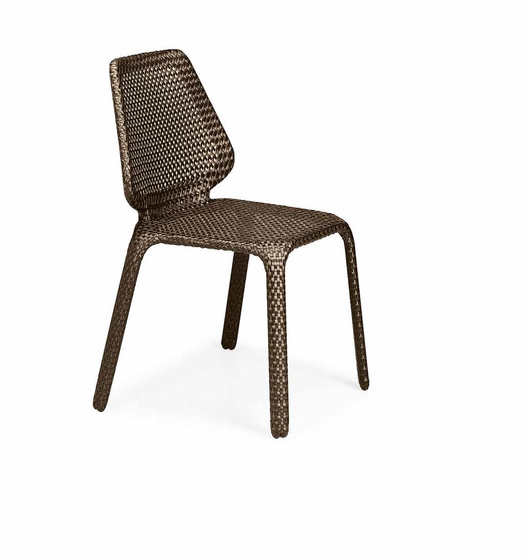 Side chair, stackable Design by Jean-Marie Massaud Item code: 049003 Weight 4,6 kg/10 lbs Volume 0,32 m³/11 cu ft COM (Customer Own Material): 0,54 m/2.
