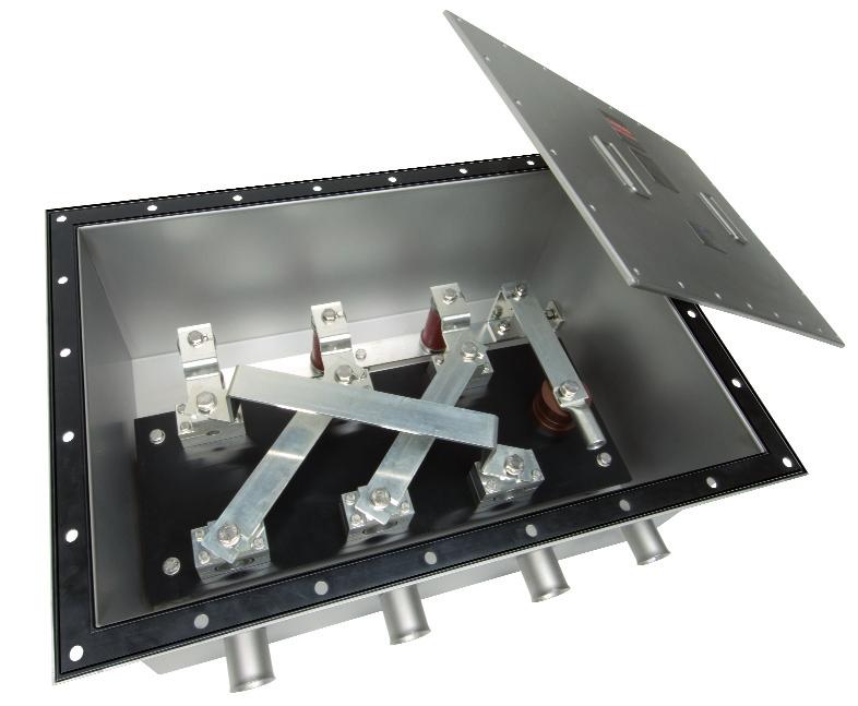Link Boxes are used for earthing and bonding cable sheaths of single core cables so that the induced voltages and circulating currents are eliminated or reduced.