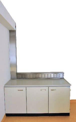 Laboratory work bench with ceramic table top