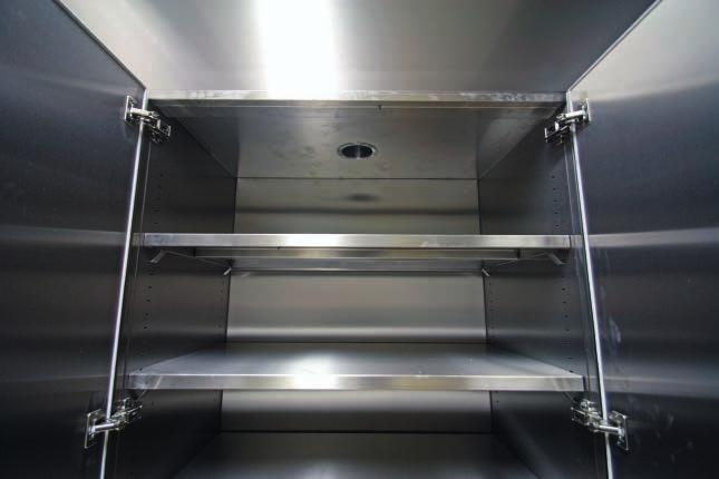 6. Accessories U-shaped Preparation cabinet with integrated