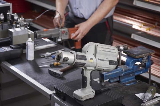 Viega press tools Optimum service for guaranteed safety. High user comfort, low maintenance Thanks to their premium workmanship, Viega Pressguns are extremely lowwearing.