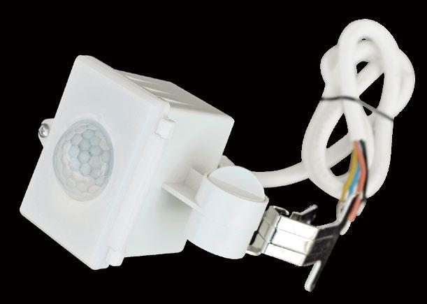 B. Screw to the Luminaire by conduit 59.6 43 0.825 LED indicator Daylight sensor Infrared receiver Rotary switch for programing 75 43.8 64 66.6 89.9 Sensor module Cable entry 73.5 59.3 57.3 47.5 35.