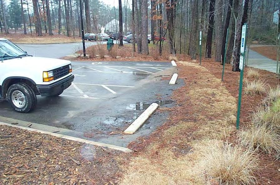 Filter Strips Can be designed as landscape features within parking lots or other